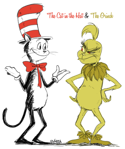 Dr. Seuss publishes two of his most famous books.