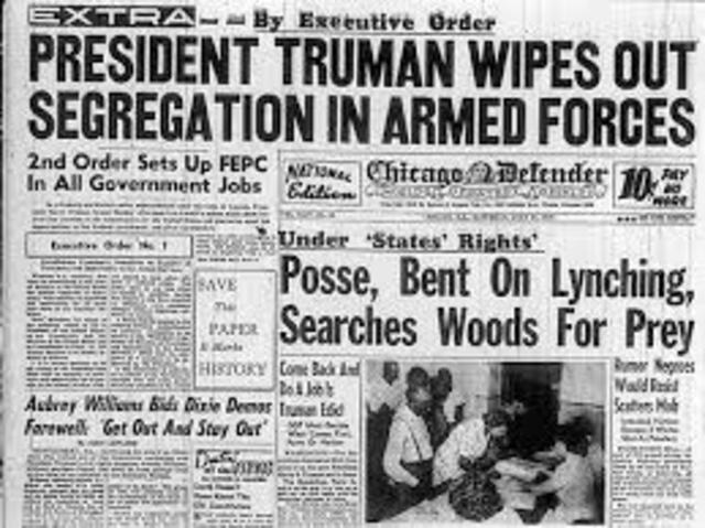 The Desegregation of the Military