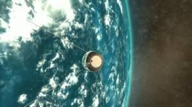 First orbiting satellite