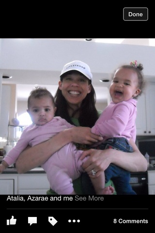 My little sister, Atalia, was born 10 months later