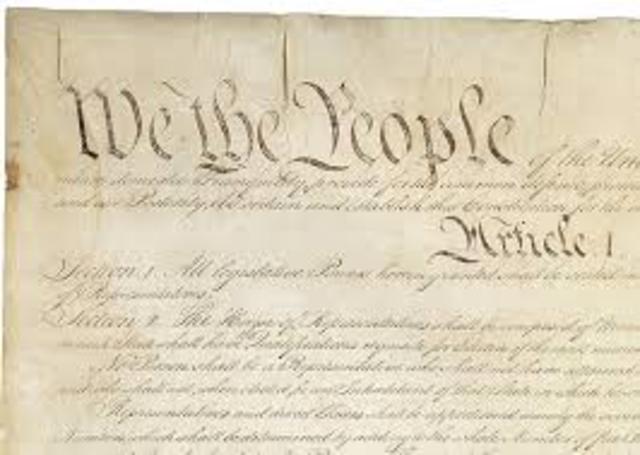 constituition is in effect