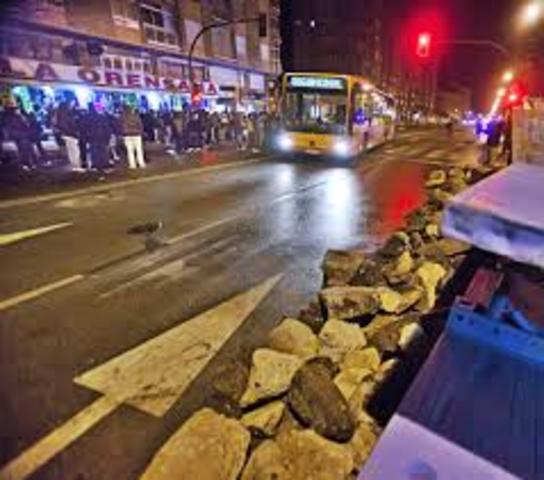 Paralización del tráfico