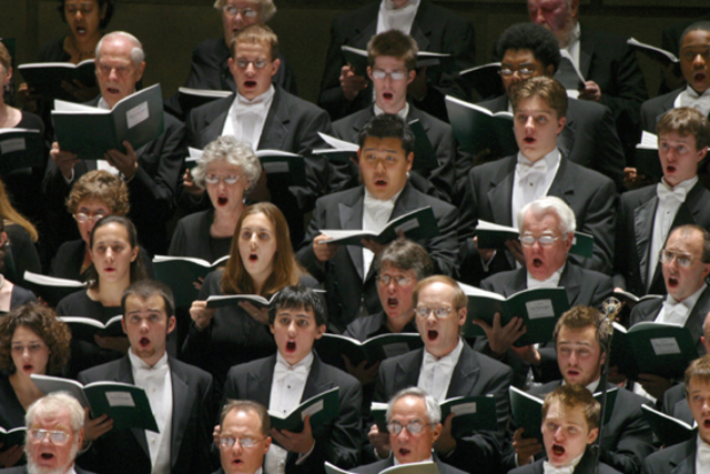 Started singing in a choir