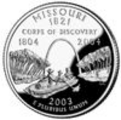 The Missouri Compromise bans slavery north of the southern boundary of Missouri.