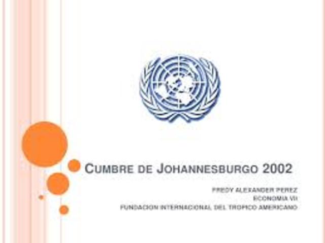 La declaración de johannesburgo