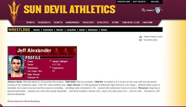 The coaches at mesquite