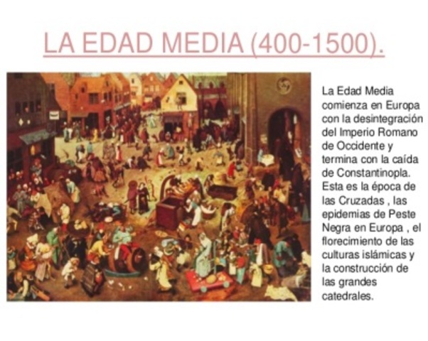Inicios de la edad media.