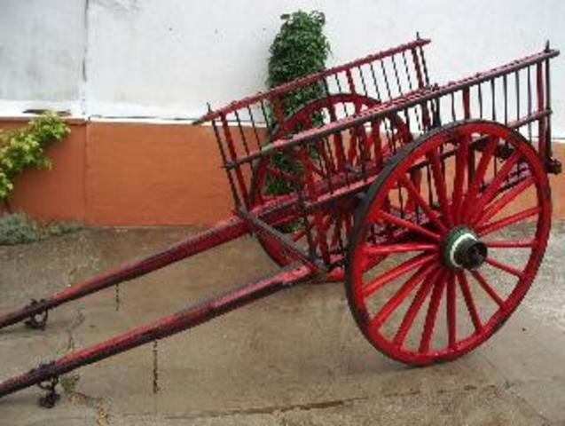 Invencion del carro de 2 ruedas.