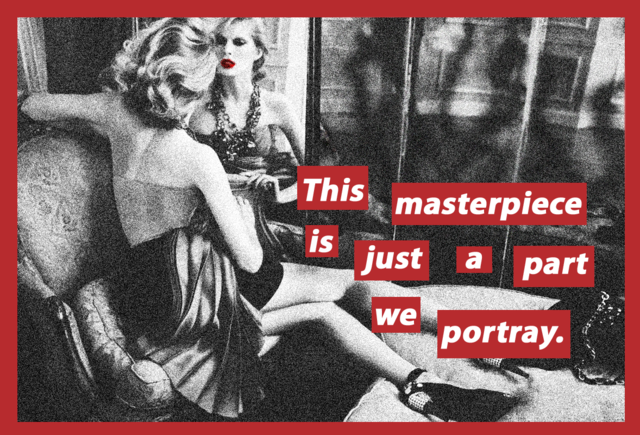 Barbara Kruger began photography
