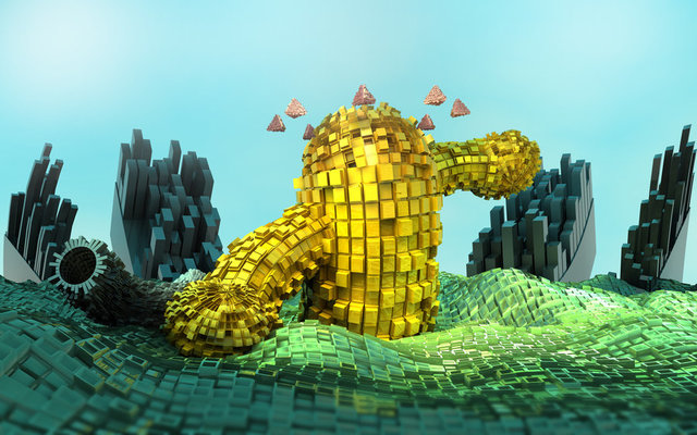 3D Digital Art: 3D Golem by dithpicable DeviantArt