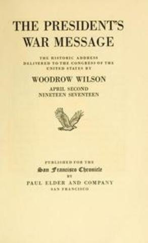 Willson's war message