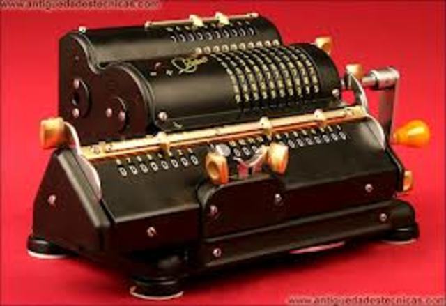 Calculadora a base de engranajes