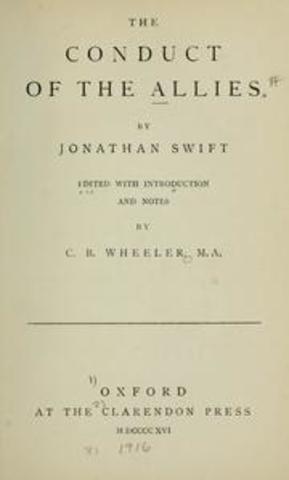 Jonathan Swift Publishes The Conduct of the Allies