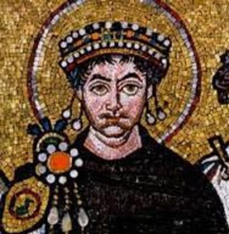 Justinian Becomes Emperor of the Byzantines