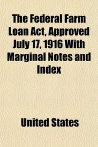 Federal farm Loan Act