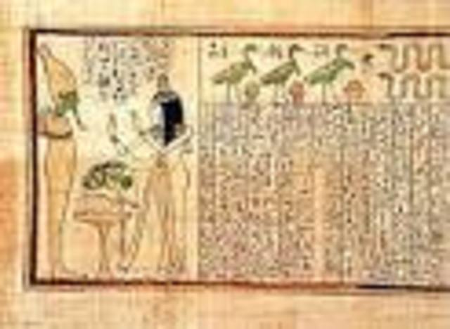 papiro 3000 A.C Y la escritura griega