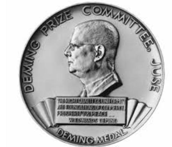 Japón crea el premio Deming.
