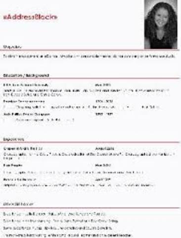 Lesson: Creating a Dance Resume