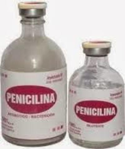 Descubrimiento de la penicilina (1927 d.c.)