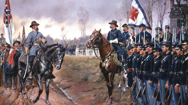 Civil War Ends - Confederates surrender at Appomattox Court House, Virginia