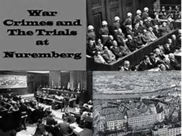 War Crimes Trials held in Nuremburg, Germany; Manila, Philippines and Tokyo, Japan
