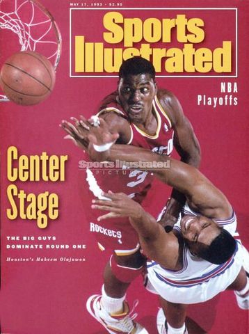 Hakeem is featured on the cover of Sports Illustrated