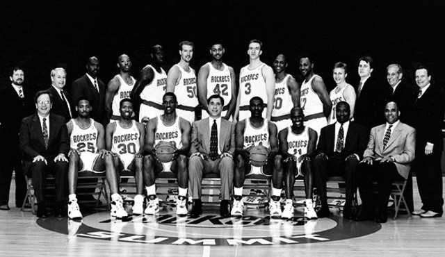 Hakeem and the Rockets win their 1st championship