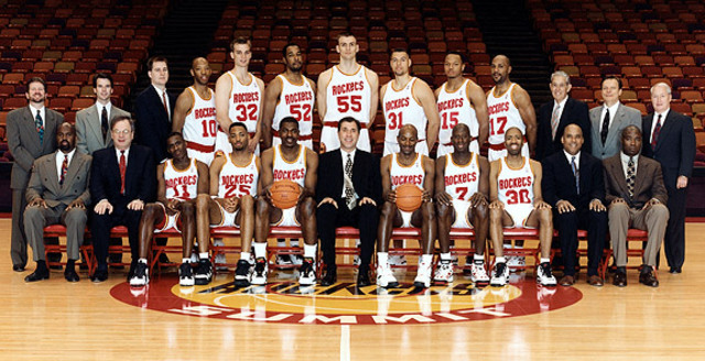 Hakeem and the Rockets win their 2nd championship