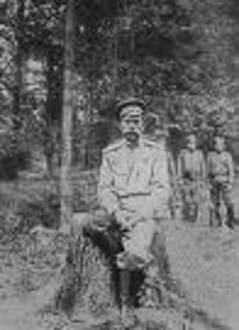 Czar Nicholas II Steps Down