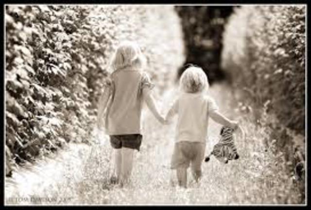 When my 2nd sister was born