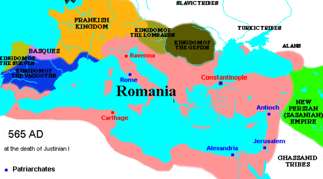 Islamic Conquests Parts of the Byzantine Territory