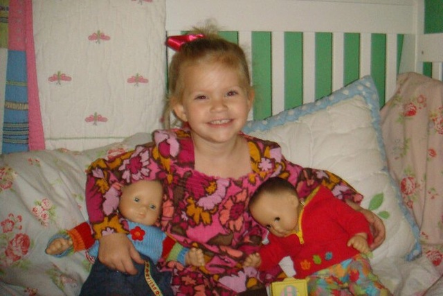 Playing with My Baby Dolls