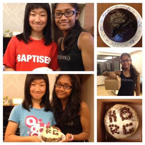 Post-baptism hangout