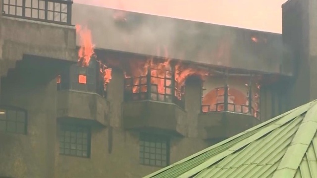 Fire at Bower Building