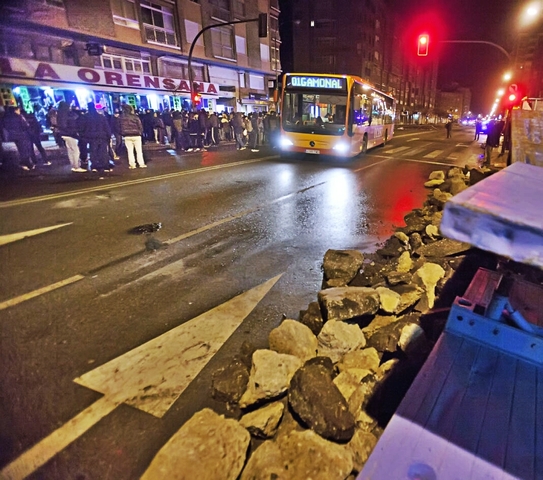 Día 1: Corte de la calle Victoria e inicio de protestas