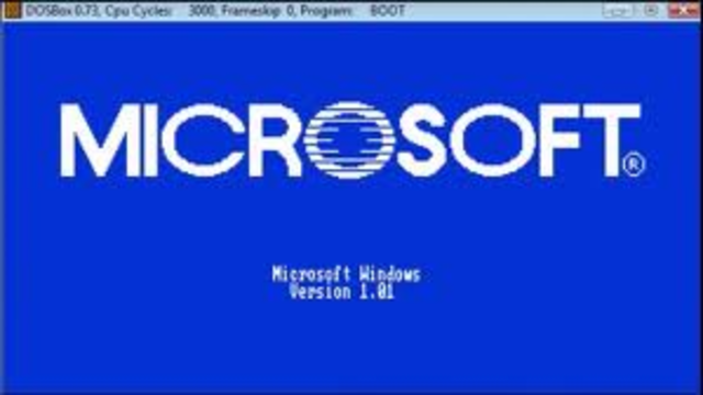 the first microsoft windows