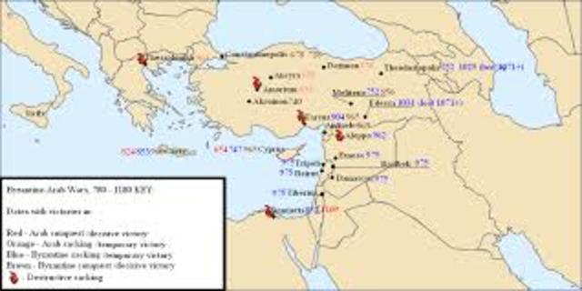 Islamic conquests  Parts of the Byzantine Territory