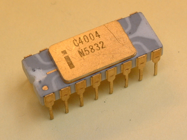 El Intel 4004, el primer microprocesador de la historia