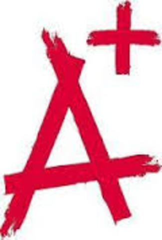 First and only Straight A report card