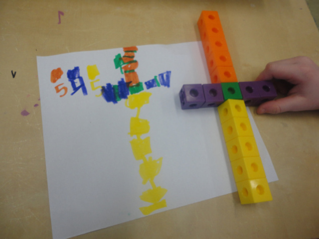 Jane's snap cube drawing