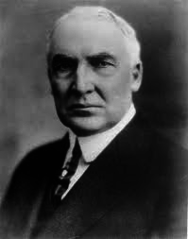 President Harding Dies