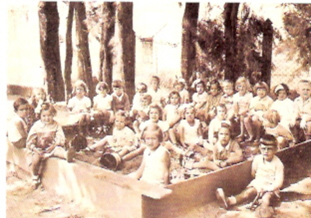 Kindergarten en el arenero