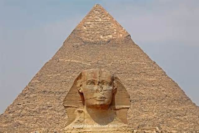 Khafre's Pyramid the son of Khufu