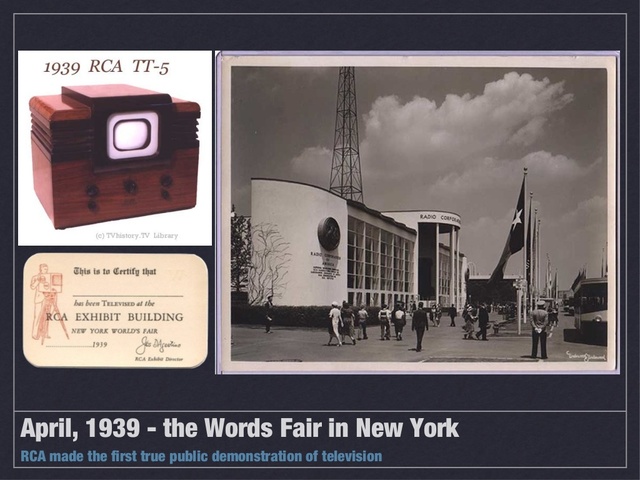 TV's at the World Fair