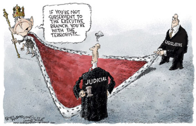 The law for checks and balances was passed.