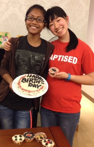 Celebrating Sharniya's birthday