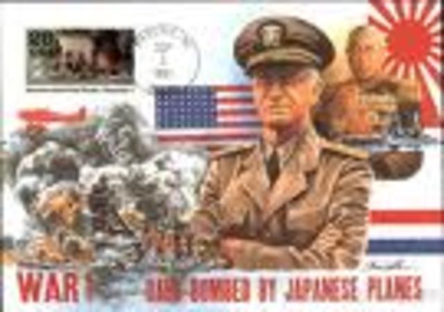 The United States declares war on Japan