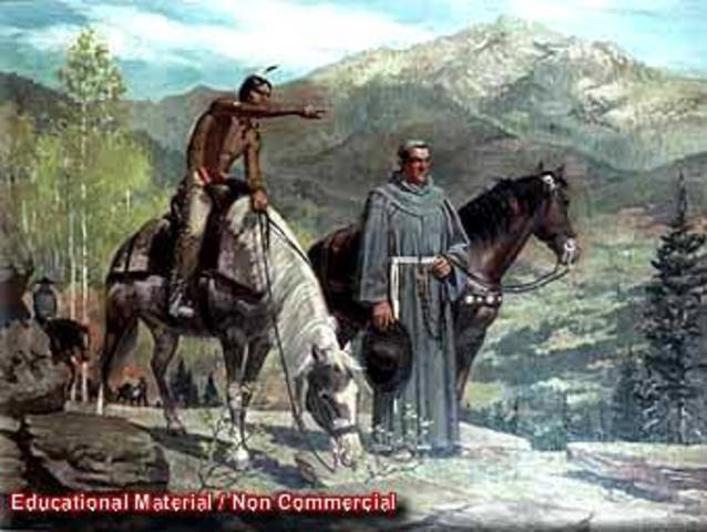 Father Dominguez and Escalante enter Utah.
