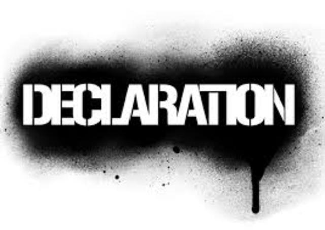 Déclaration de l'indépendance