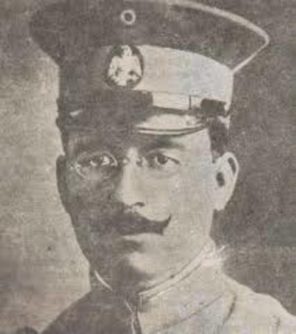 El general Salvador Alvarado entra a Mérida